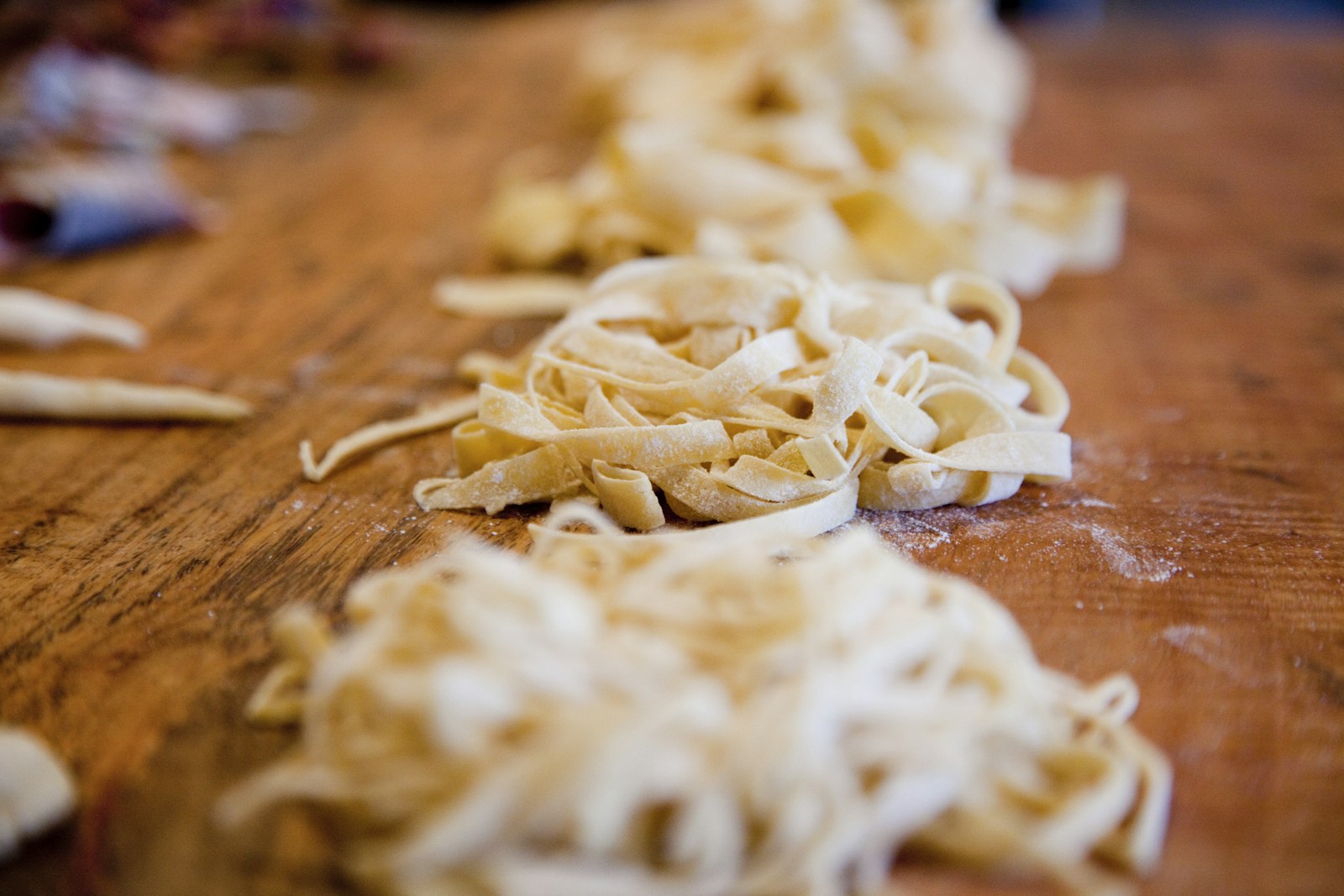 Pasta fresca artesanal lista para cocinar